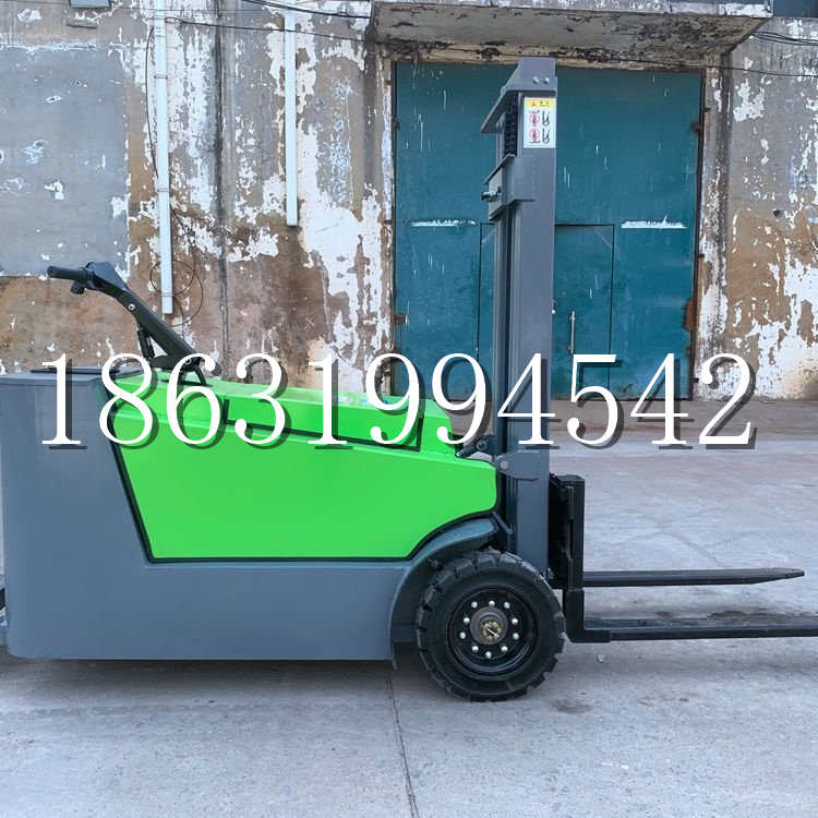班戈县小型电动叉车1吨2吨步行站驾式电瓶堆高充电装卸车液压升降车铲车